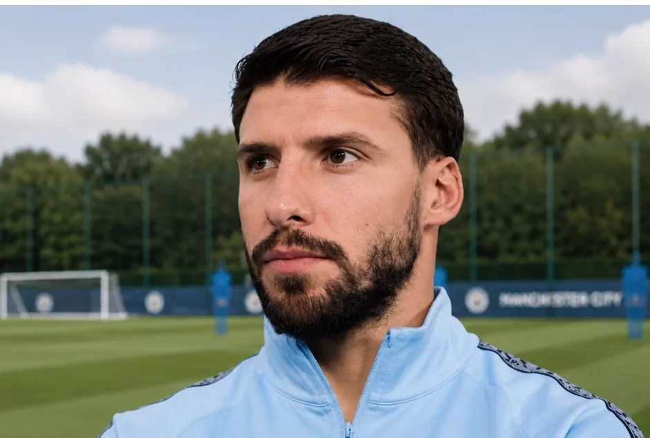Ruben Dias looking frustrated during Manchester City's 5-3 win over Sunderland at the Etihad Stadium